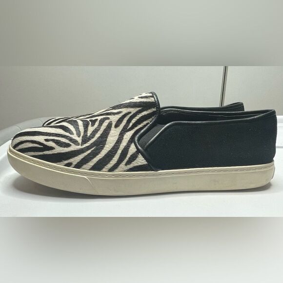 Cole Hann Black and white Zebra print slip on loafers size 8 - Picture 5 of 5